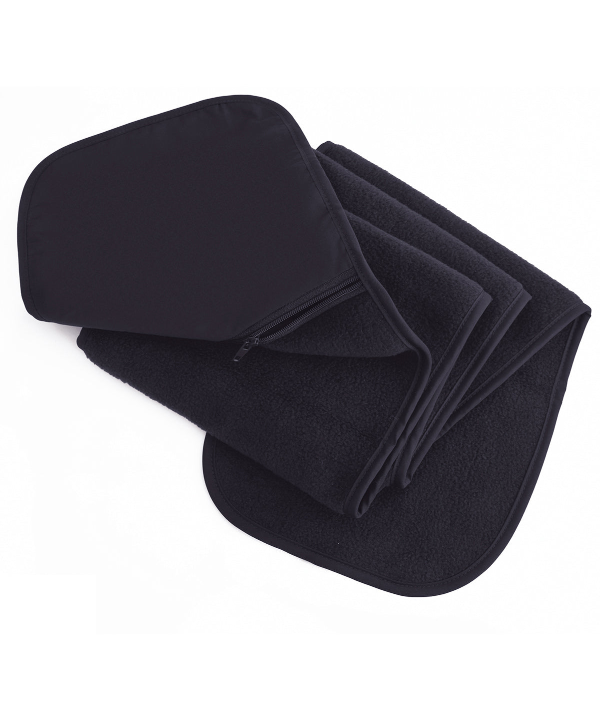 Polartherm™ fleece scarf with zip pocket - R100A - Navy One size - Customisable Scarves