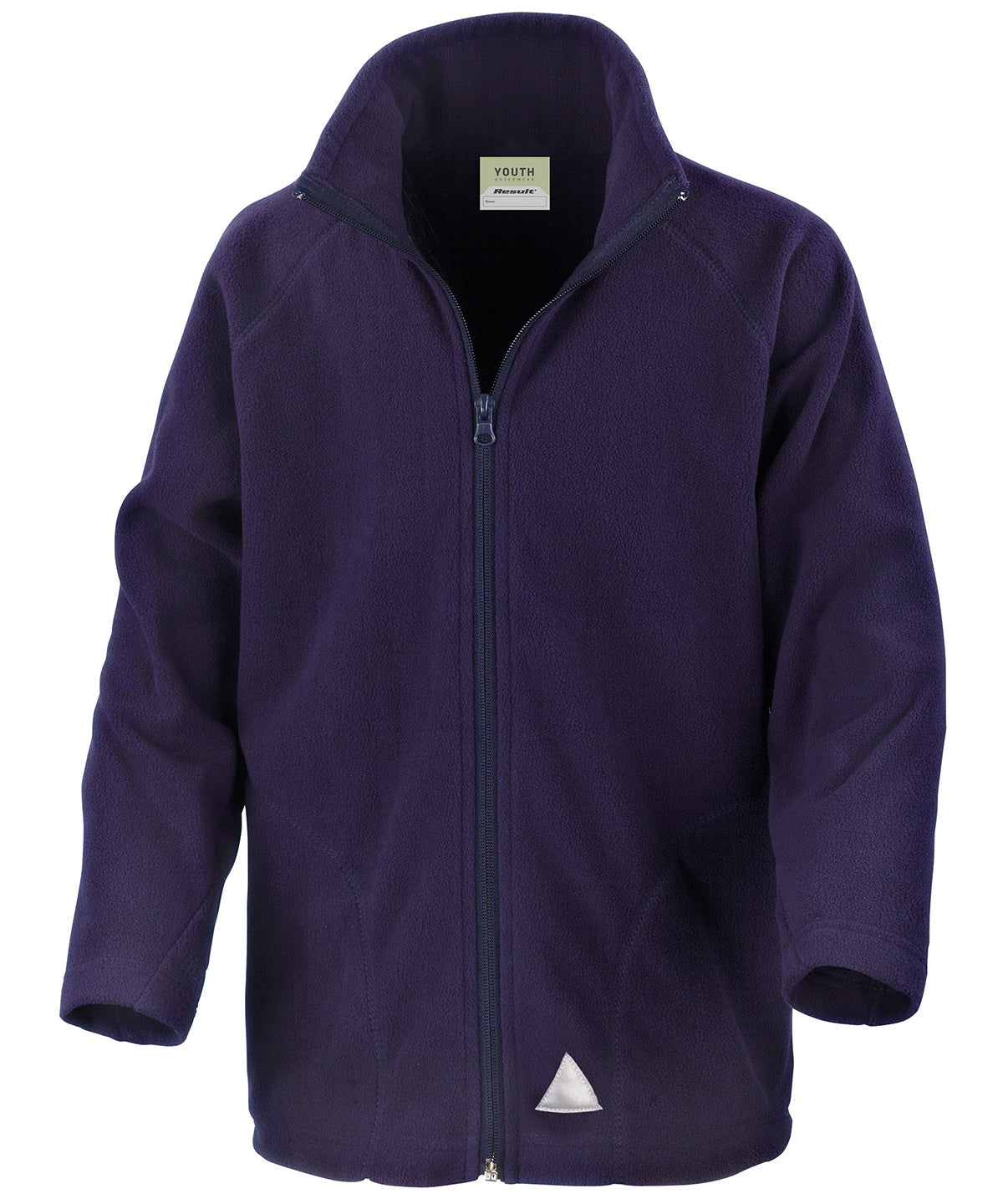 Junior Microfleece Jacket - R114JY - Navy - Customisable Jacket