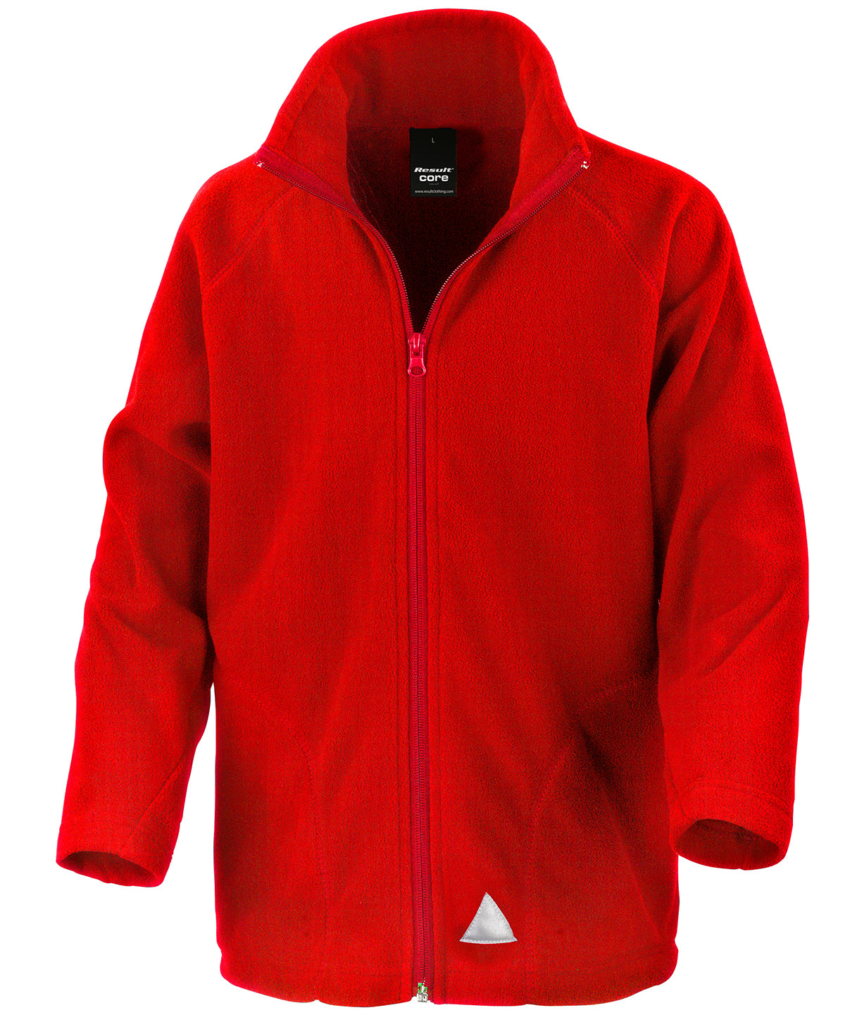 Junior Microfleece Jacket - R114JY - Red - Customisable Jacket