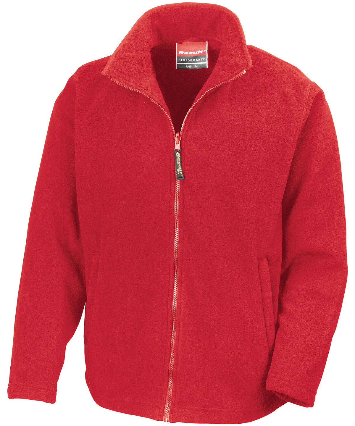Mens Horizon Microfleece Jacket - R115M - Cardinal Red - Customisable Jacket
