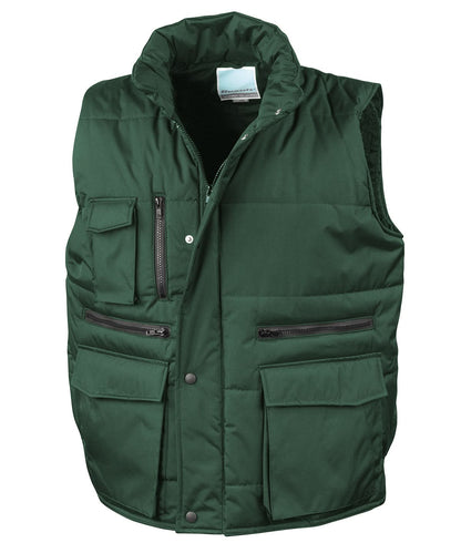 Result Workguard Lance bodywarmer R127A - Bottle - Customisable Bodywarmers