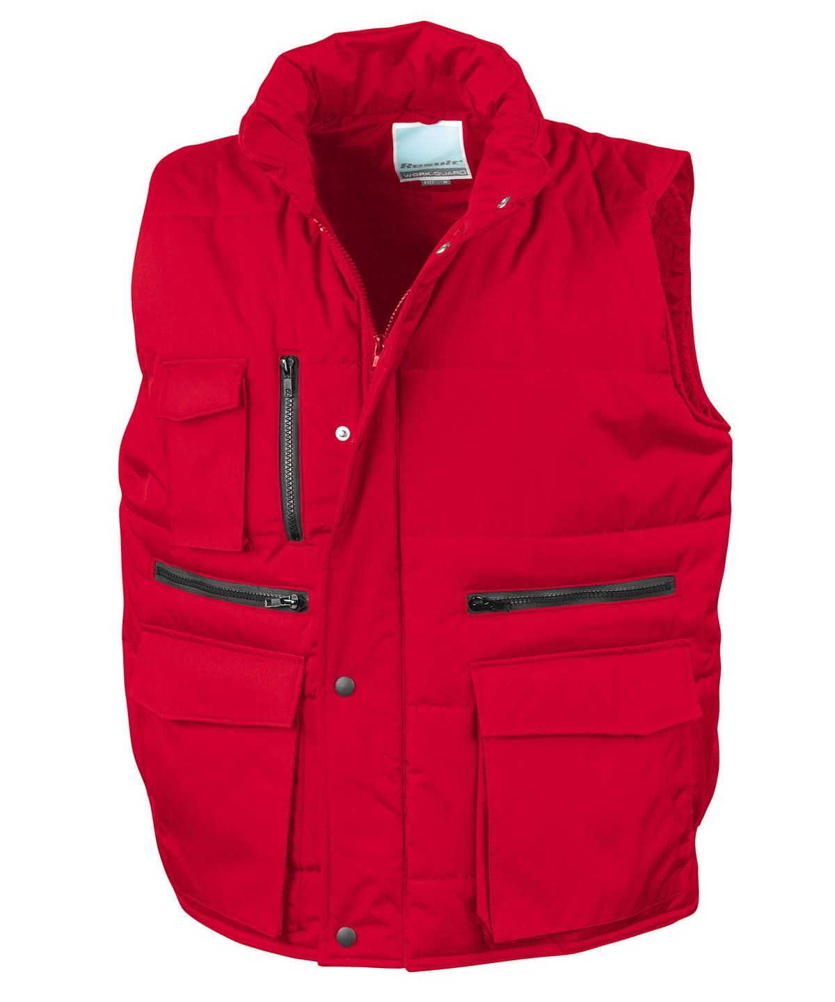 Result Workguard Lance bodywarmer R127A - Red - Customisable Bodywarmers