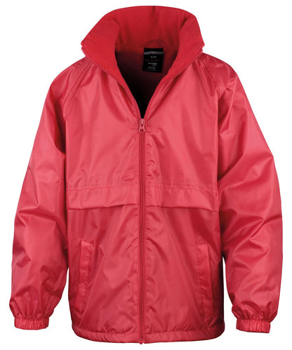 Result Core Core junior microfleece lined jacket R203J - Red - Customisable Jacket