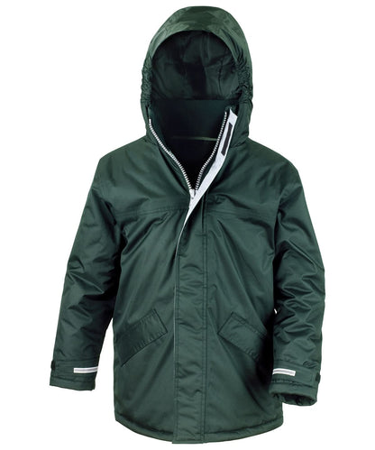 Result Core Core junior winter parka R207J - Bottle - Customisable Jacket