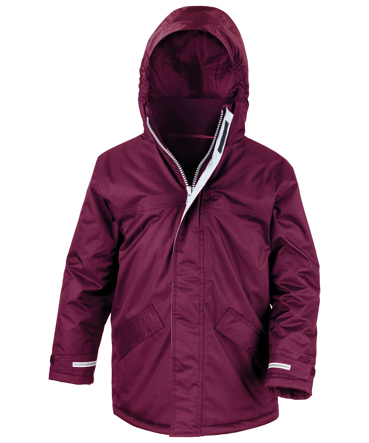 Result Core Core junior winter parka R207J - Burgundy - Customisable Jacket
