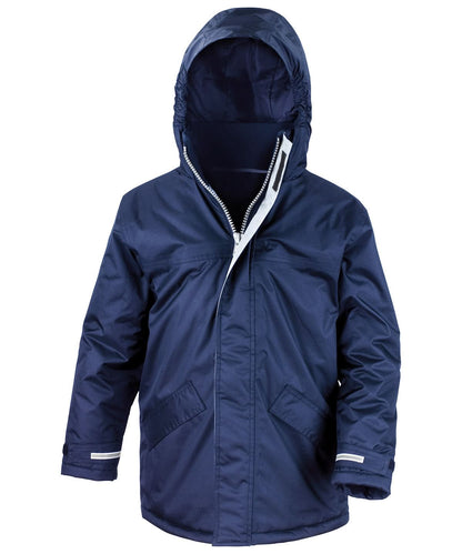 Result Core Core junior winter parka R207J - Navy - Customisable Jacket