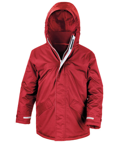 Result Core Core junior winter parka R207J - Red - Customisable Jacket