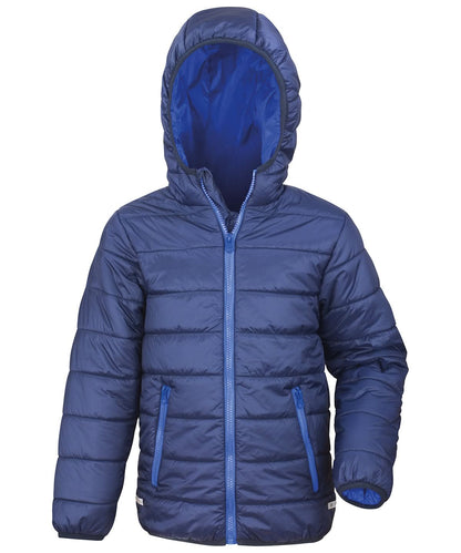 Result Core Core junior soft padded jacket R233J - Navy Royal - Customisable Jacket