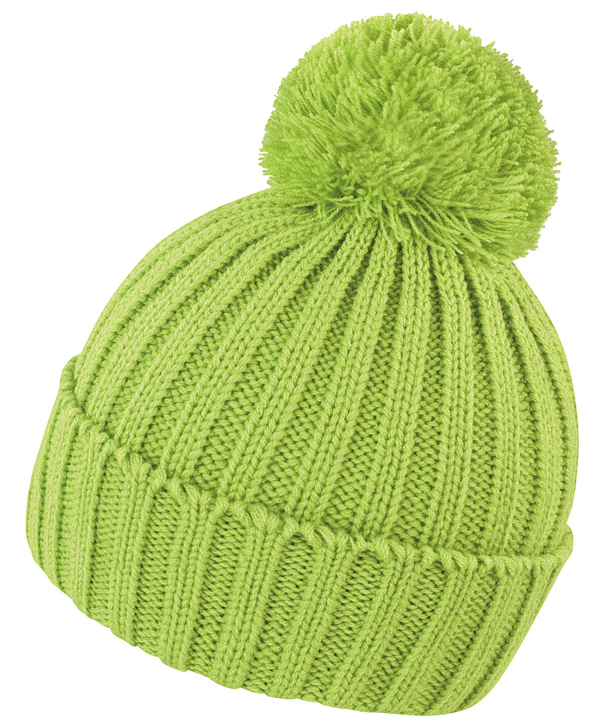 Result Winter Hdi Quest Knitted Hat - R369X - Lime O S - Customisable Hats