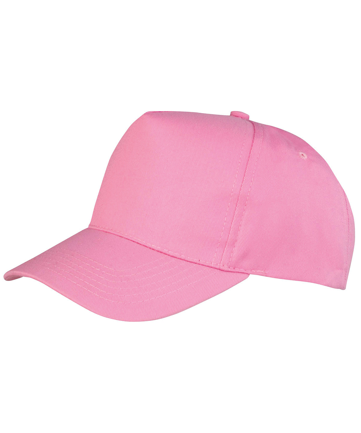 Boston 5 Panel Printers Cap - RC84X - Pink O S - Customisable Caps