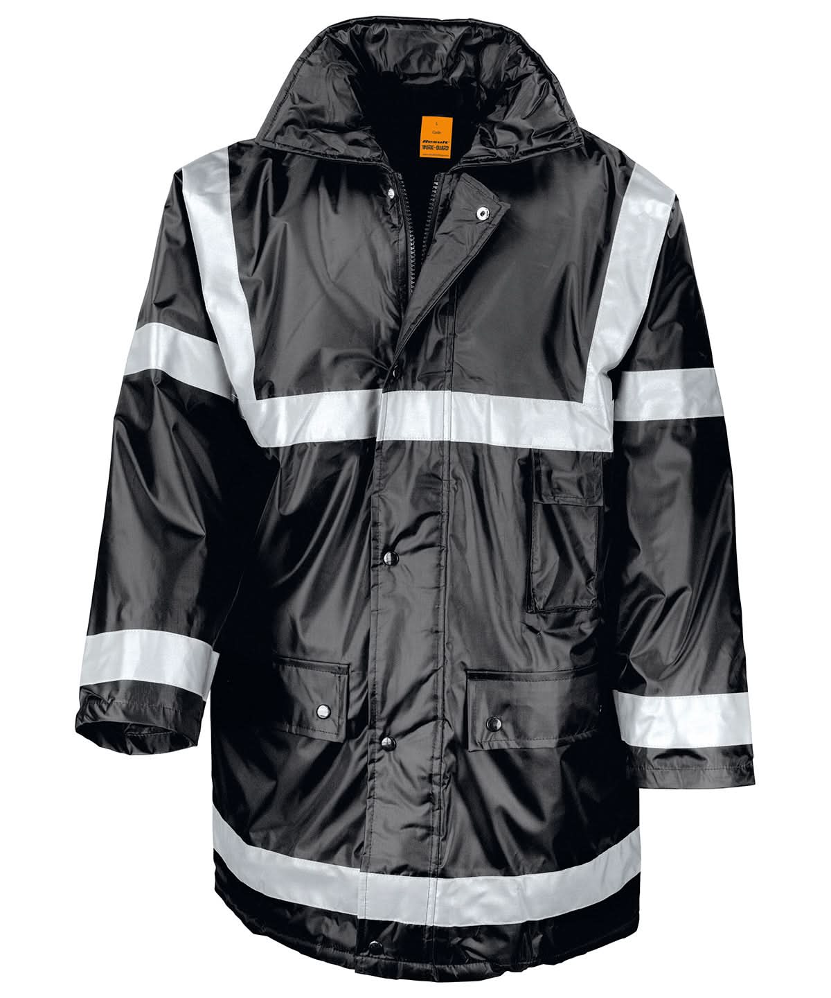 Result Workguard Work Guard management coat RE23A - Black - Customisable Jacket