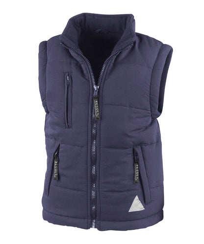 Result Junior ultra padded bodywarmer RE88J - Navy - Customisable Bodywarmers