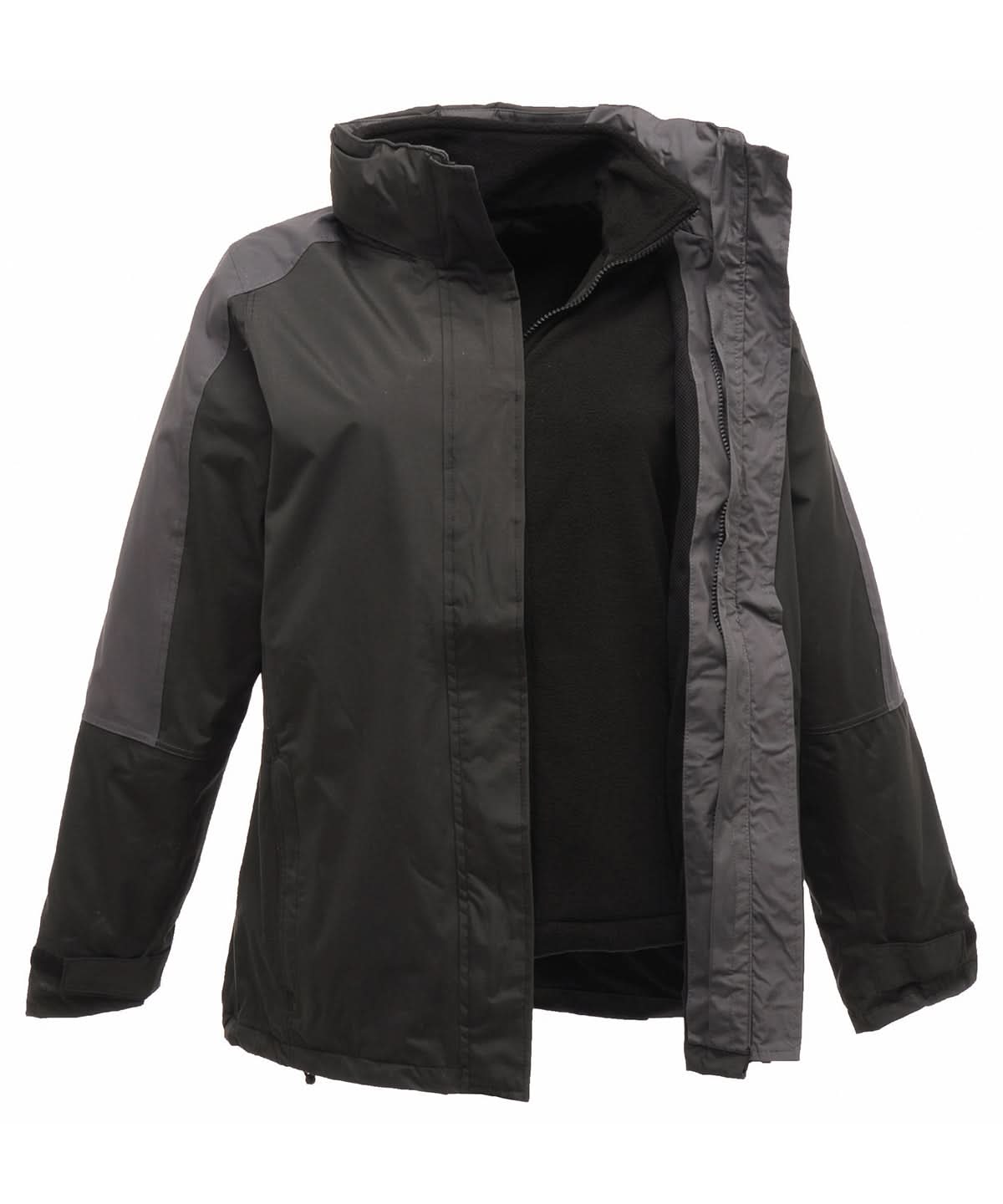Regatta Professional Womens Defender III 3 in 1 jacket RG086 - Black Seal Grey - Customisable Jacket