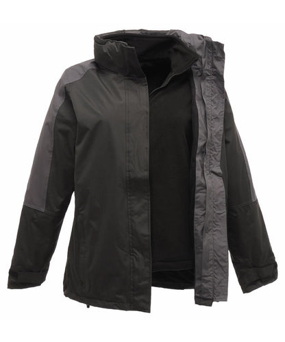 Regatta Professional Womens Defender III 3 in 1 jacket RG086 - Black Seal Grey - Customisable Jacket