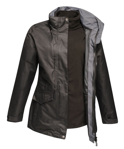 Regatta Professional Womens Benson III 3 in 1 jacket RG111 - Black - Customisable Jacket