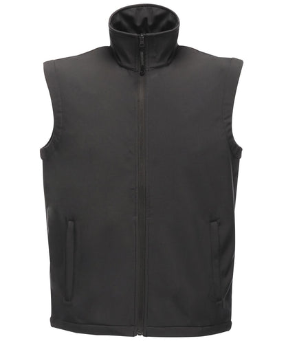 Regatta Professional Classic softshell bodywarmer RG145 - Black - Customisable Bodywarmers