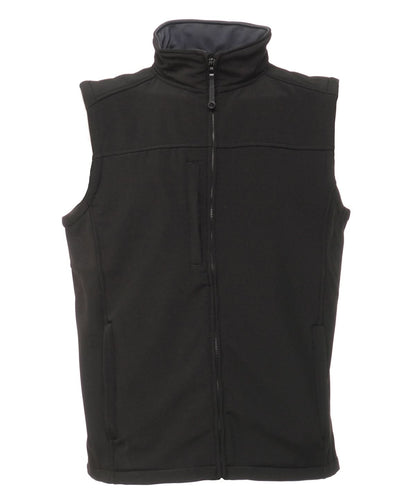 Regatta Professional Flux softshell bodywarmer RG154 - Black SealGrey - Customisable Bodywarmers