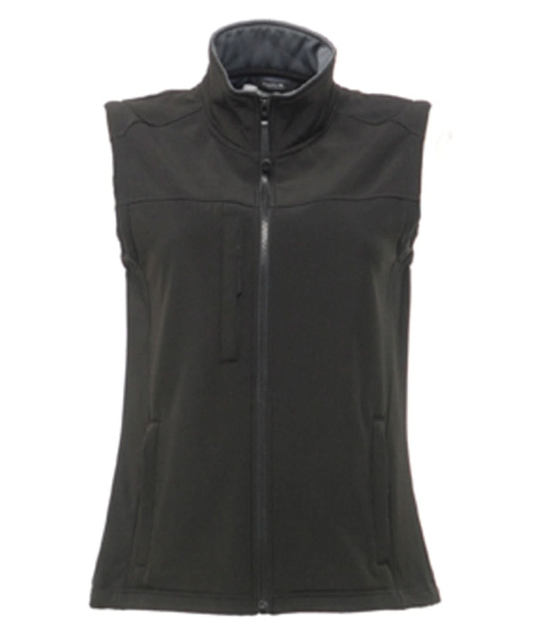 Regatta Professional Womens Flux softshell bodywarmer RG155 - All Black - Customisable Bodywarmers