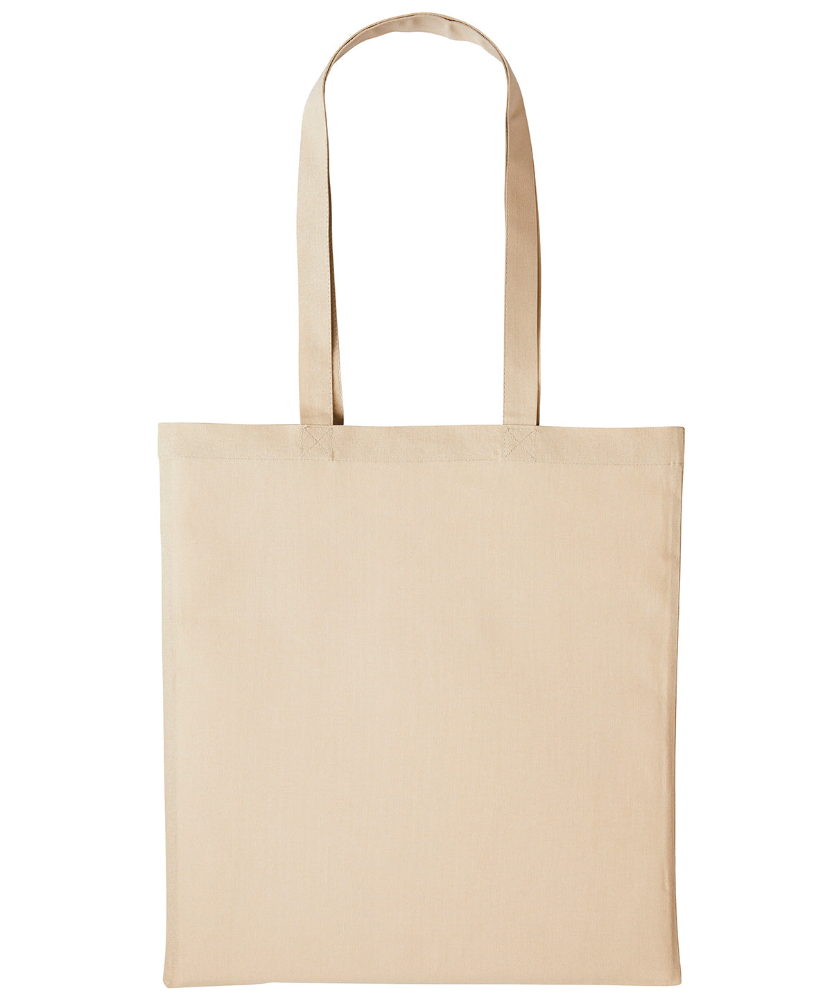 Cotton shopper long handle - RL100 - Sand One size - Customisable Bags