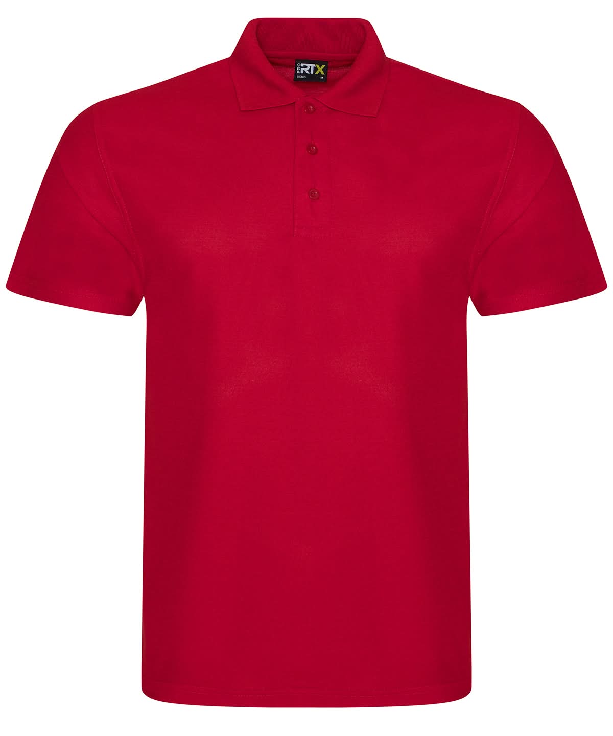 ProRTX Pro polyester polo RX105 - Red - Customisable Polos