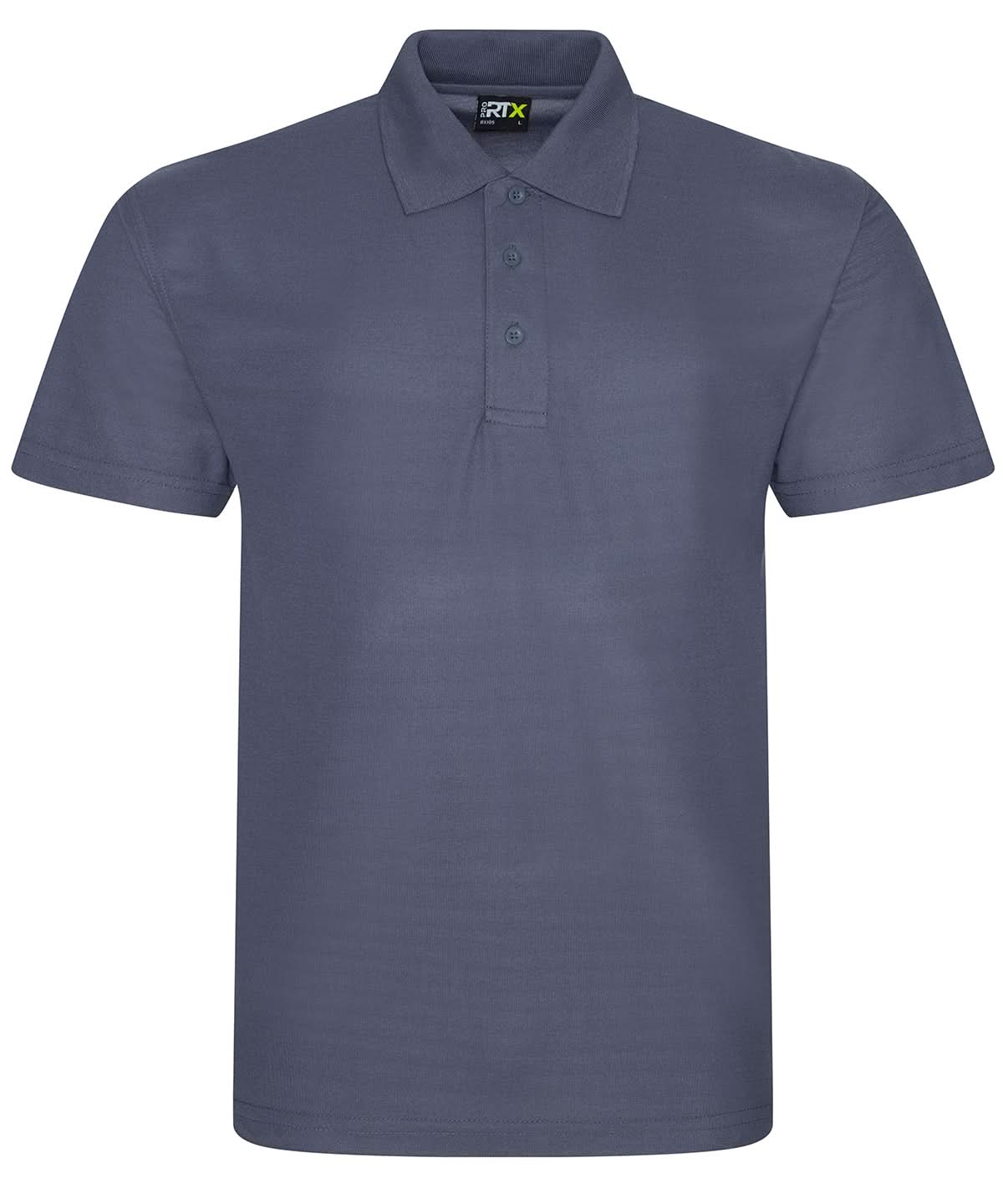 ProRTX Pro polyester polo RX105 - Solid Grey - Customisable Polos