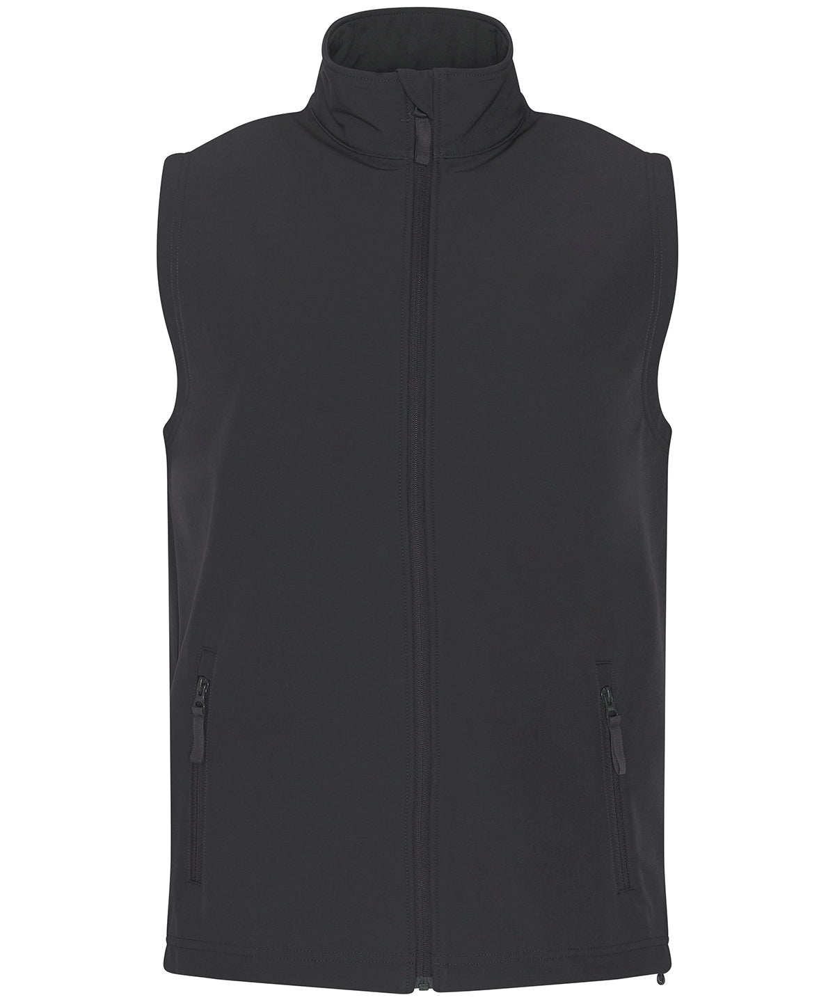 Pro 2 layer softshell gilet - RX550 - Charcoal XS - Customisable Bodywarmers