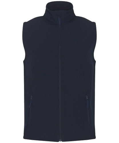 ProRTX Pro 2 layer softshell gilet RX550 - Navy - Customisable Bodywarmers