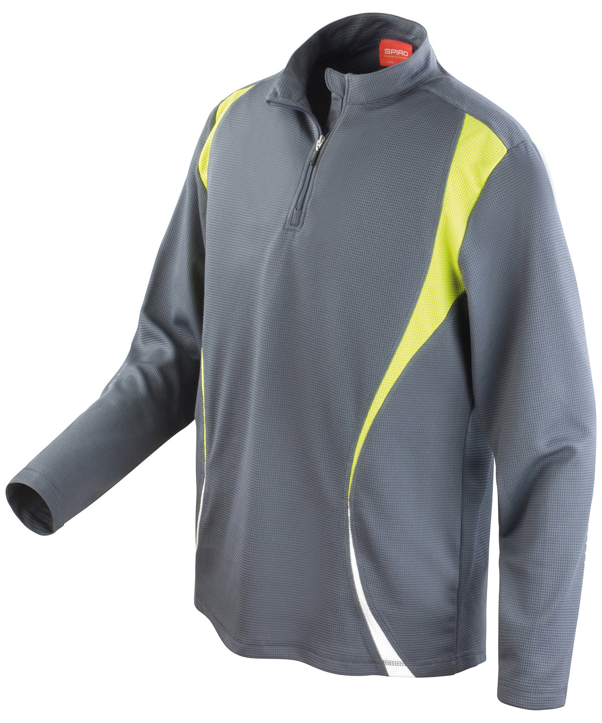Unisex Trial Training Top - S178X - Charcoal Lime White - Customisable Sportswear