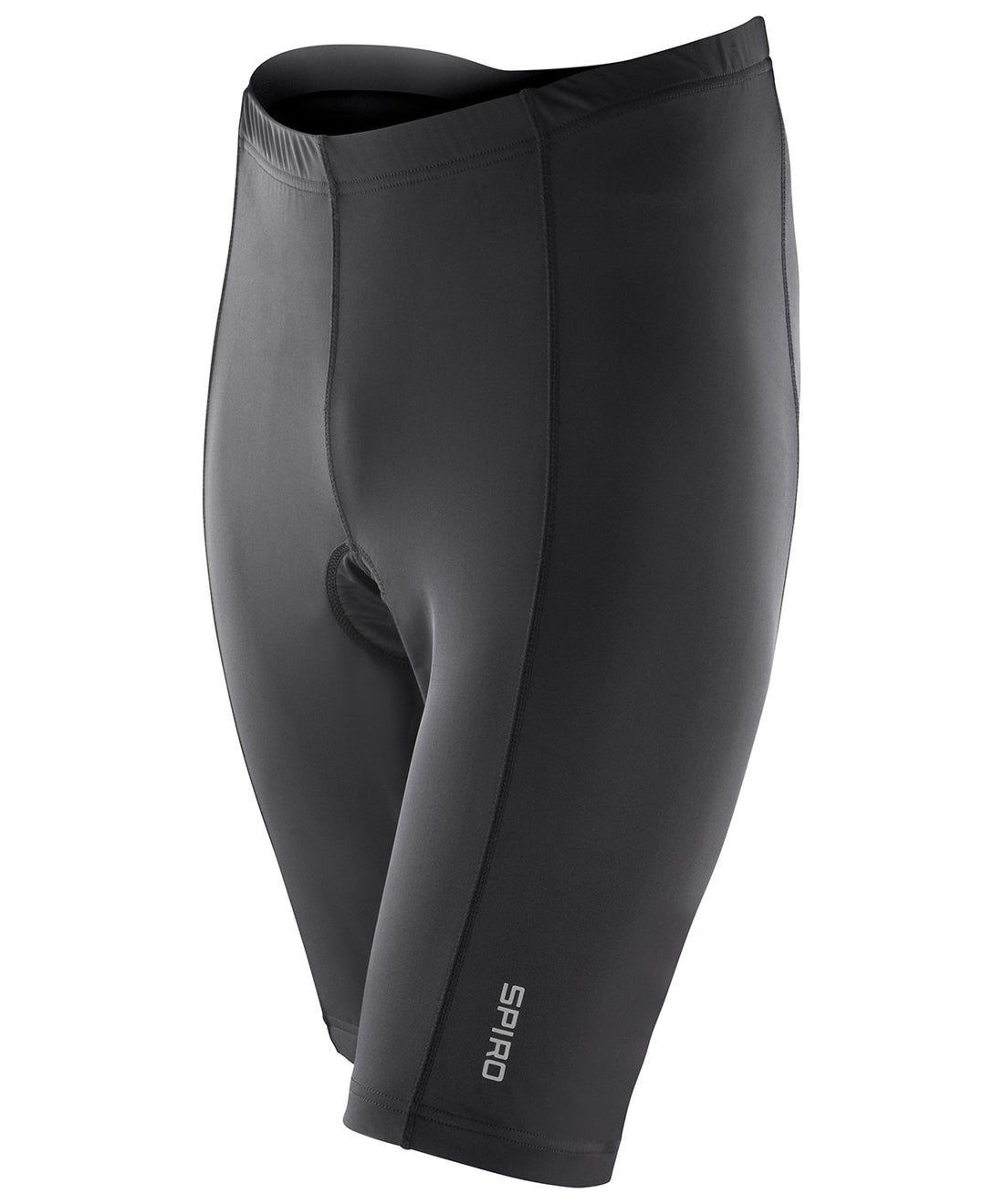 Padded bikewear shorts - S187M - Black - Customisable Shorts