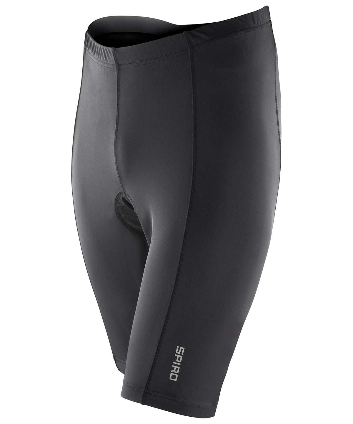 Padded bikewear shorts - S187M - Black - Customisable Shorts
