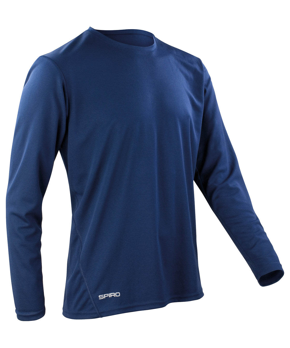 Spiro quick-dry long sleeve t-shirt - S254M - Navy - Customisable T-Shirts
