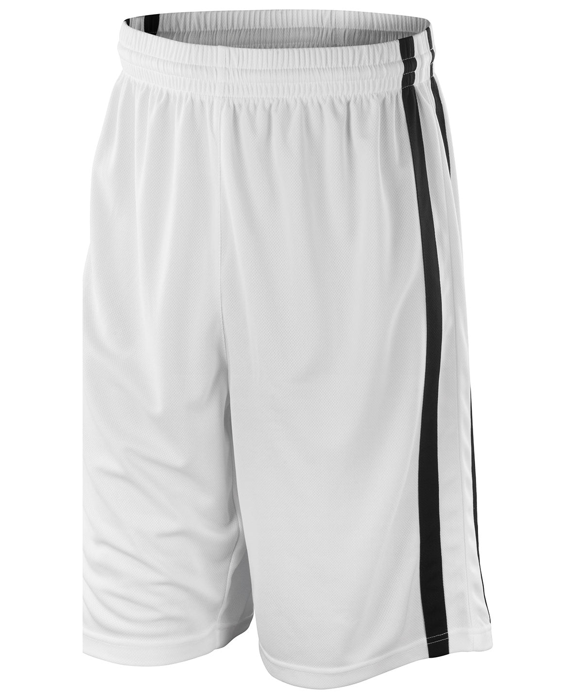 Basketball quick-dry shorts - S279M - White Black - Customisable Shorts
