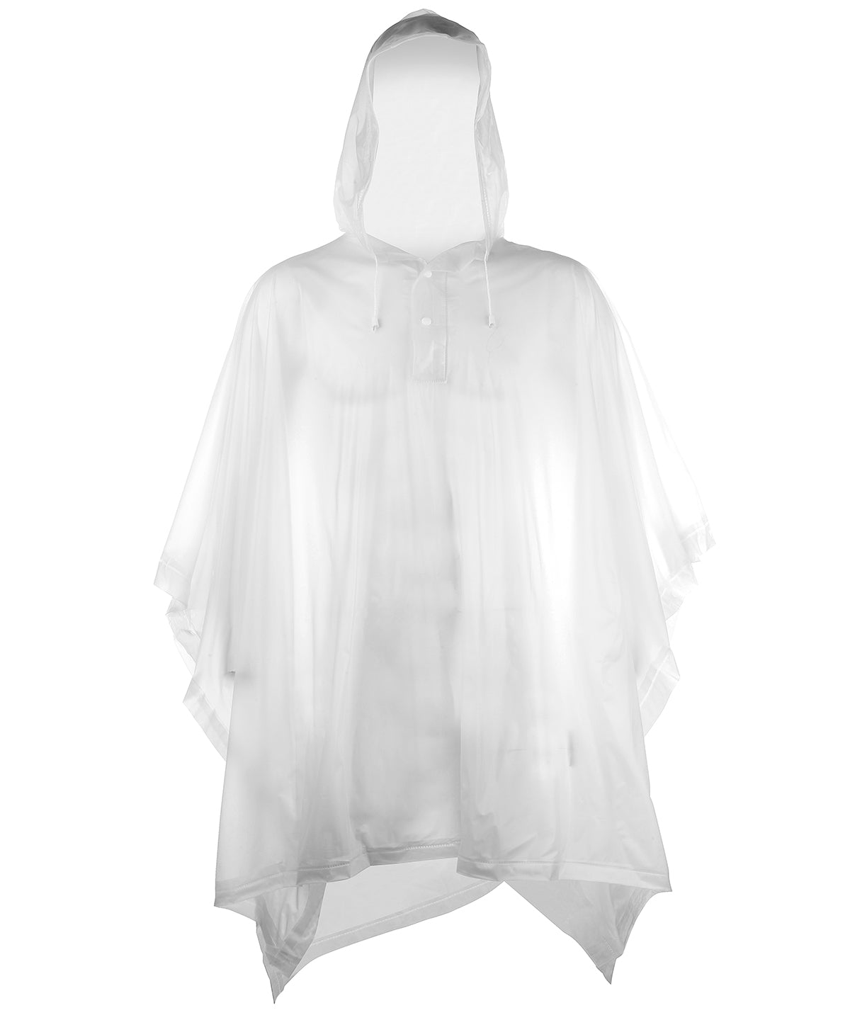 Plastic poncho - SC010 - Clear One size - Customisable Ponchos