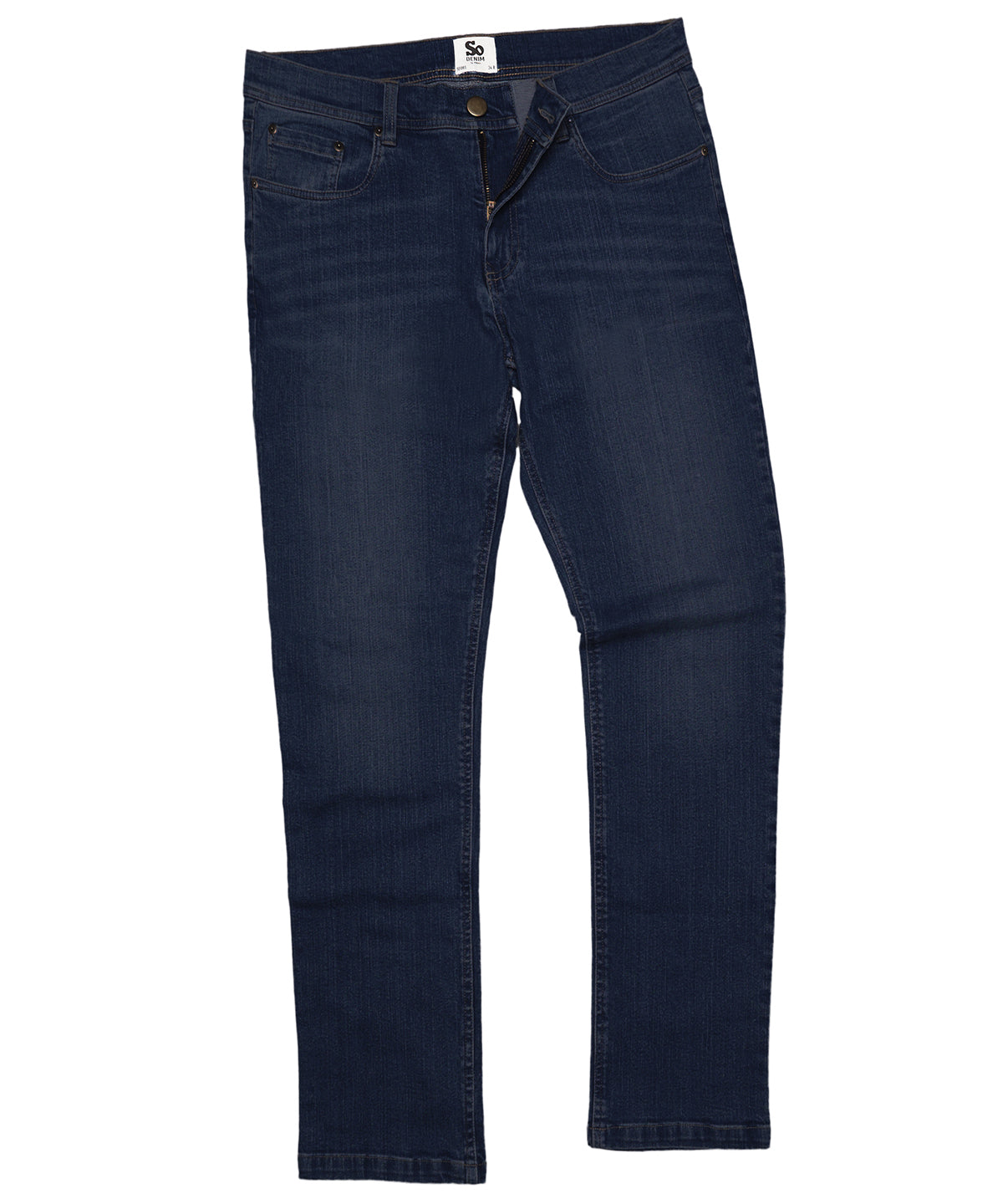 Leo straight jeans - SD001 - Dark Blue Wash - Customisable Jeans