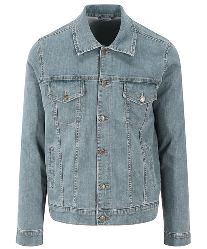AWDis So Denim Noah denim jacket SD060 - Light Blue Wash - Customisable Jacket