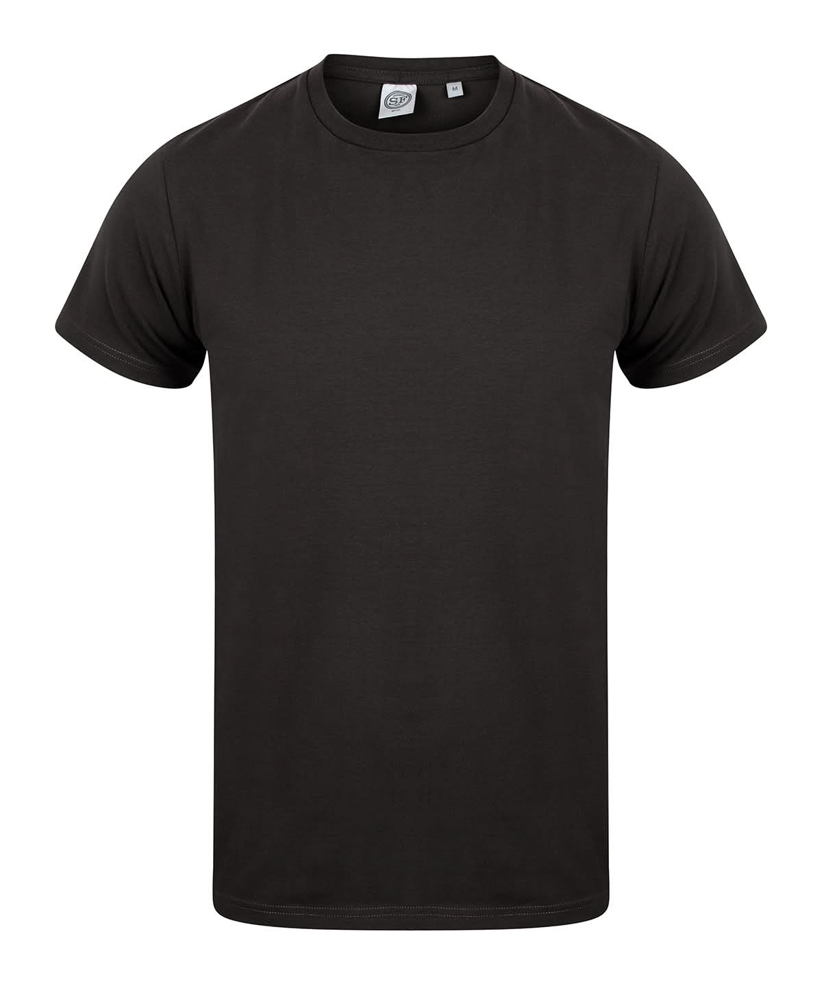 SF Mens feel good stretch t shirt 121 SF121 - Black* - Customisable T-Shirt
