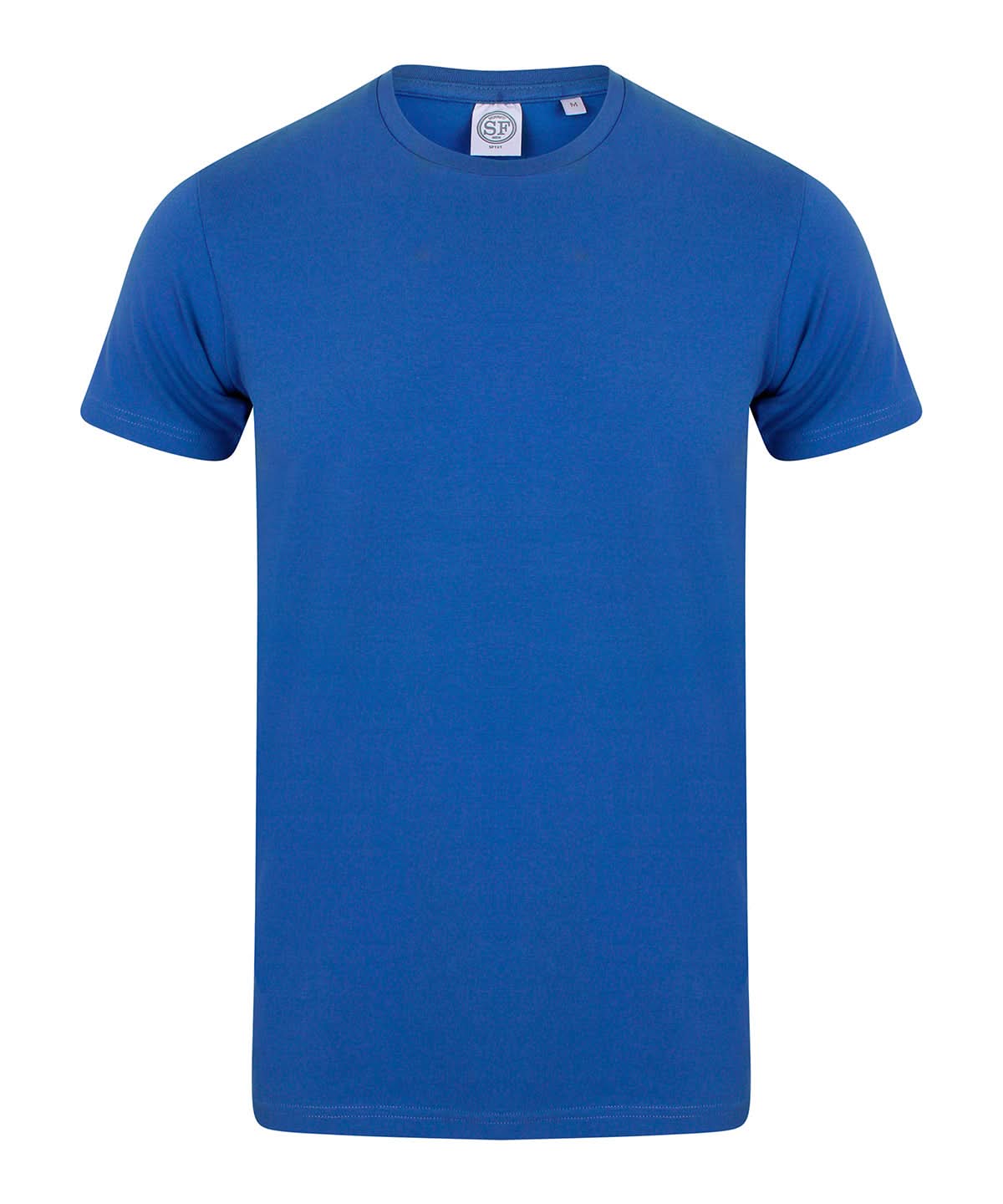 SF Mens feel good stretch t shirt 121 SF121 - Royal - Customisable T-Shirt