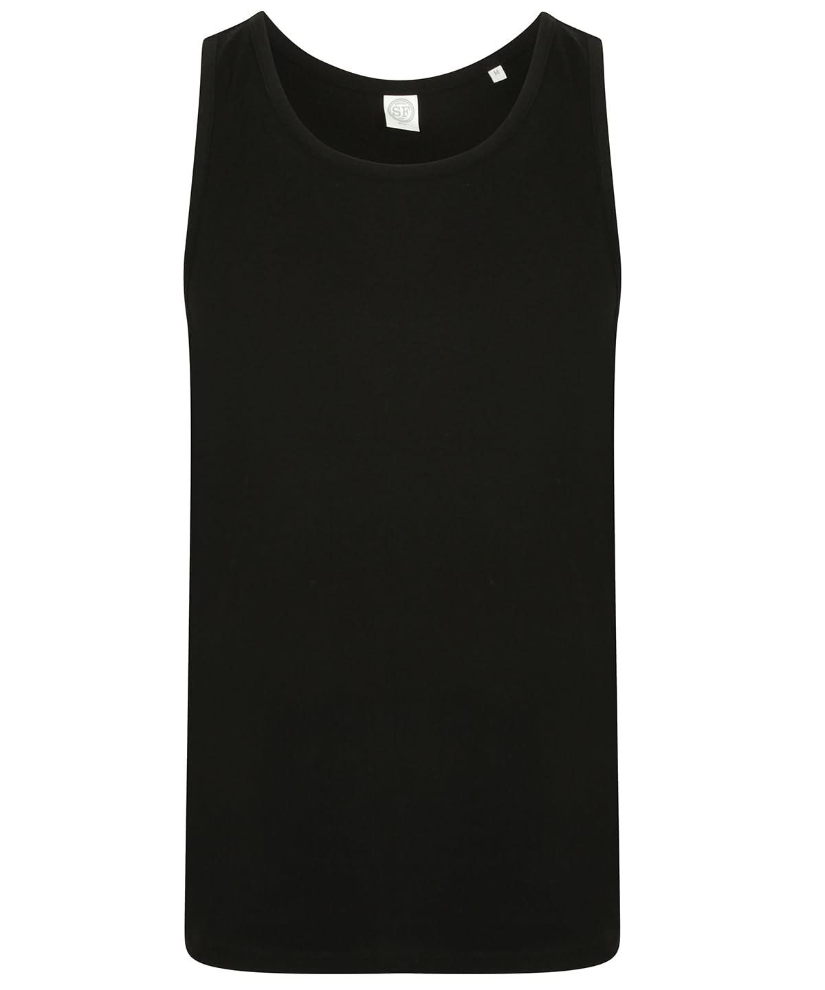 SF Feel good stretch vest 123 SF123 - Black - Customisable Vest