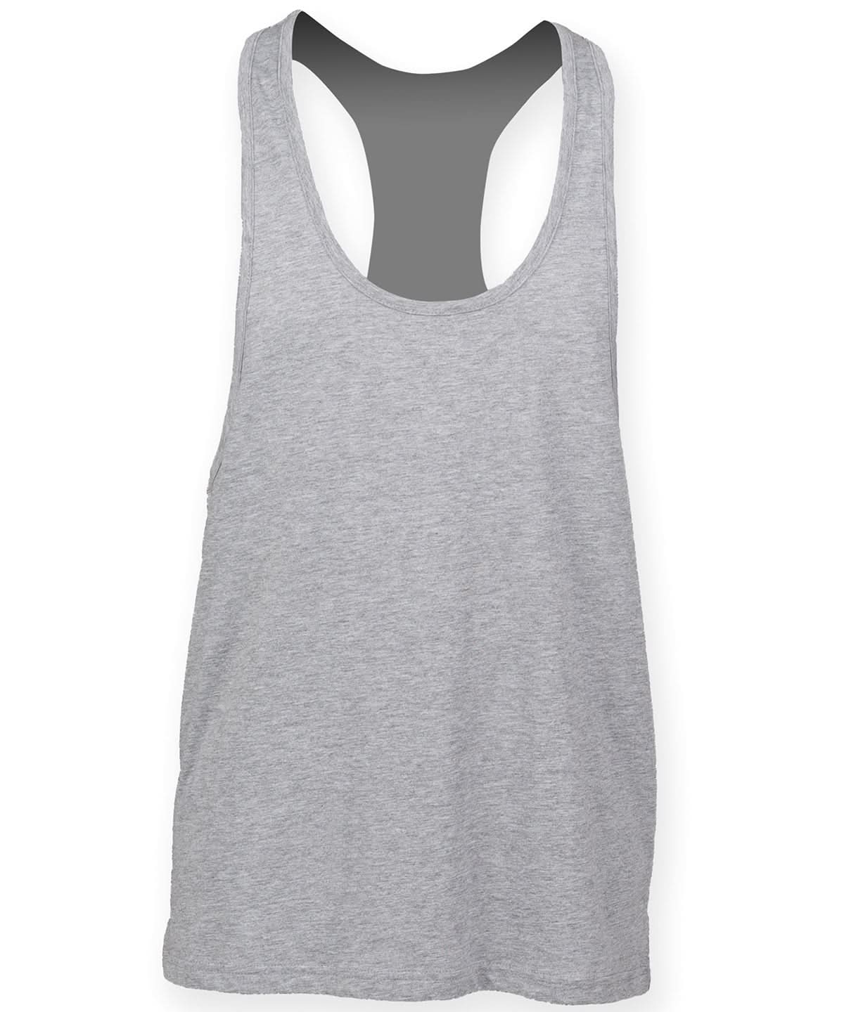 SF Muscle vest 236 SF236 - Heather Grey - Customisable Vest