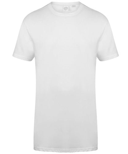 SF Longline t shirt with dipped hem 258 SF258 - White - Customisable T-Shirt