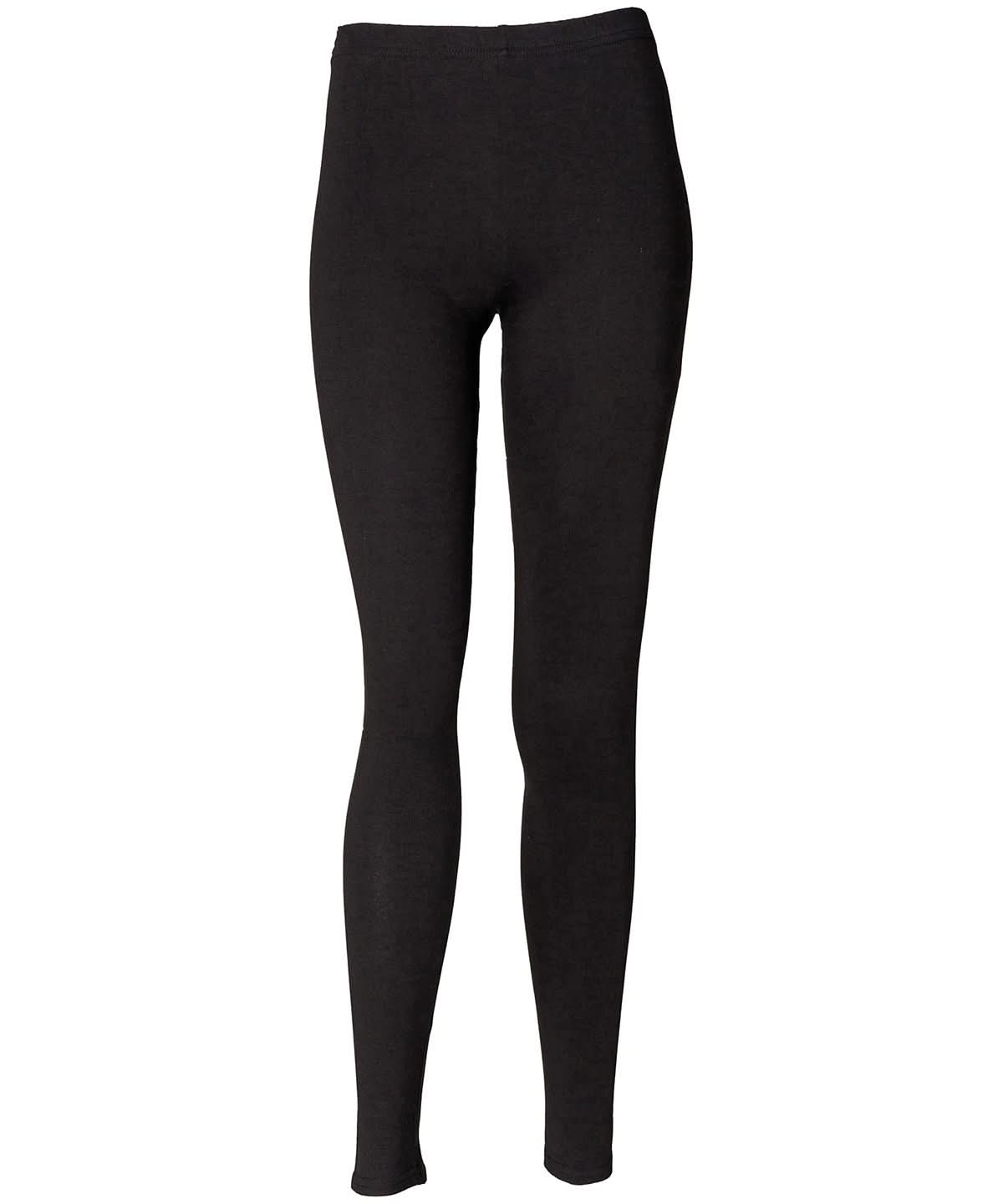 SF Womens leggings SK064 - Black - Customisable Leggings