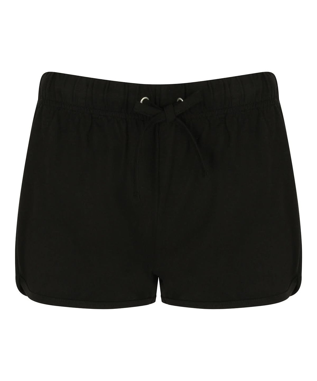 Womens retro shorts - SK069 - Black Black - Customisable Shorts