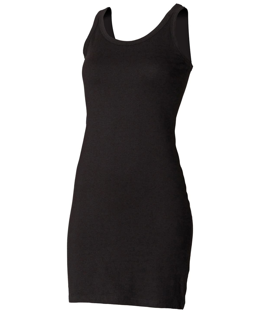 SF Extra long stretch tank SK104 - Black - Customisable T-Shirt