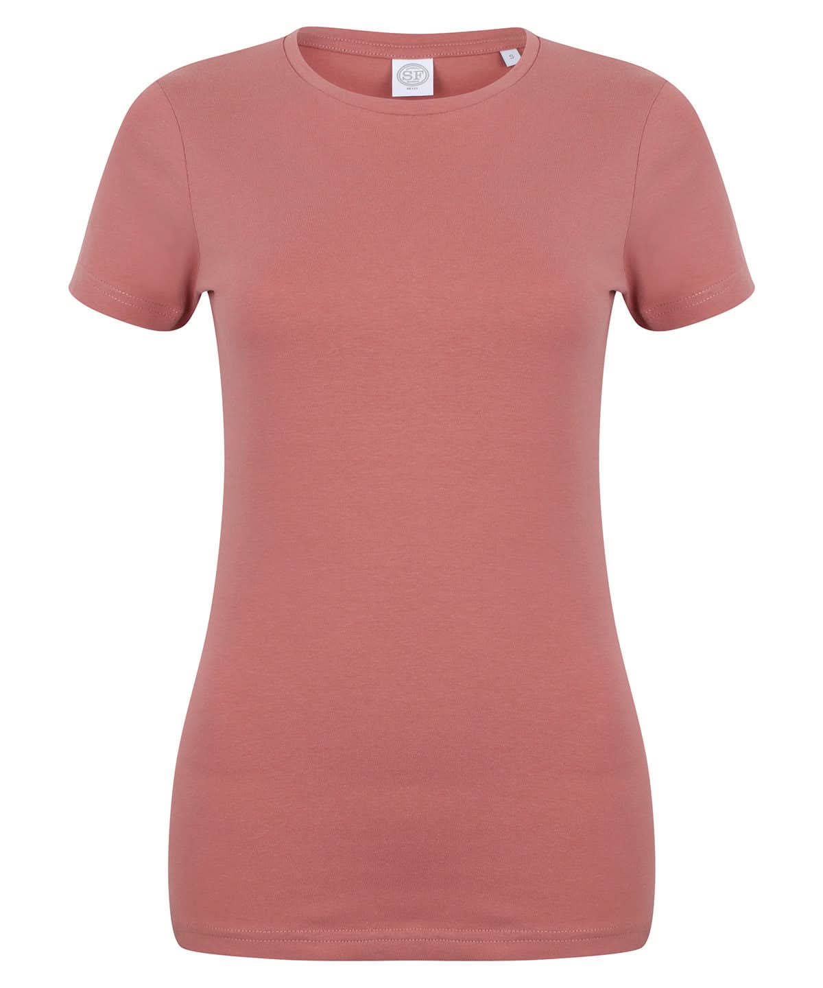 SF Feel good womens stretch t shirt SK121 - Clay - Customisable T-Shirt