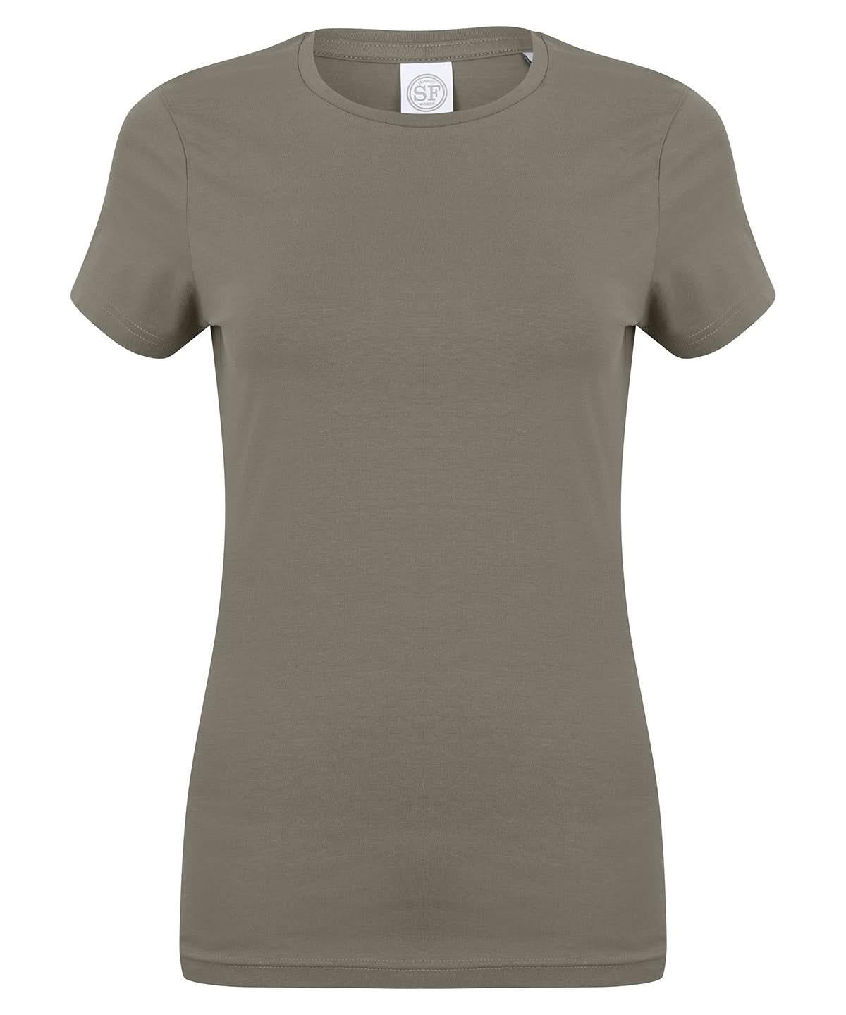 SF Feel good womens stretch t shirt SK121 - - Customisable T-Shirt