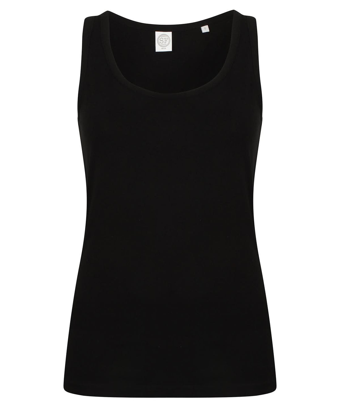 Womens feel good stretch vest - SK123 - Black - Customisable Vest