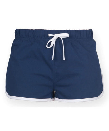 SF Kids retro shorts SM069 - Navy White - Customisable Shorts