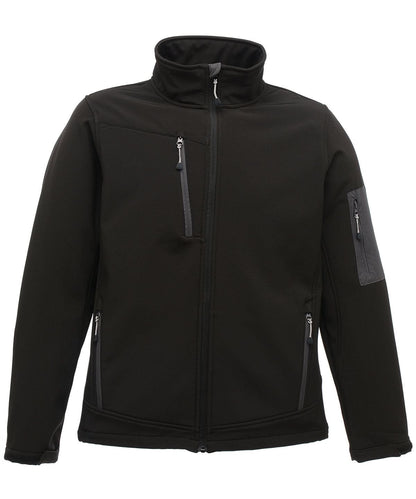 Regatta Professional Arcola 3 layer softshell SN110 - Black Seal Grey 3XL - Customisable Softshell Jacket