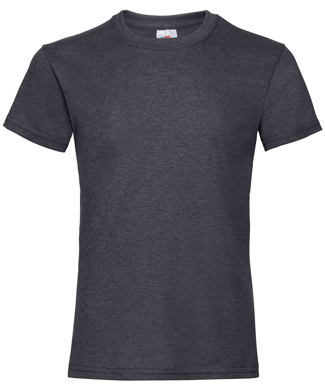 Girls Valueweight T Short Sleeve005 - Dark Heather Grey - Customisable T-Shirt