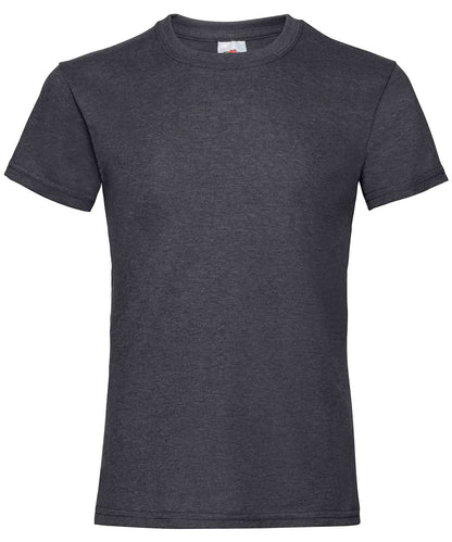 Girls Valueweight T Short Sleeve005 - Dark Heather Grey - Customisable T-Shirt
